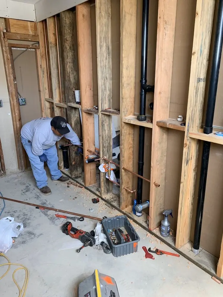 Commercial rough-in plumbing for Water Heater Replacement in Sipesville